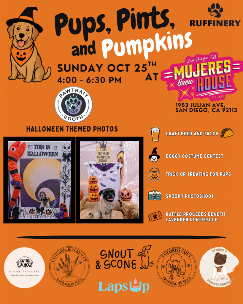 Pups, Pints, and Pumpkins San Diego Dog Event - Ruffinery