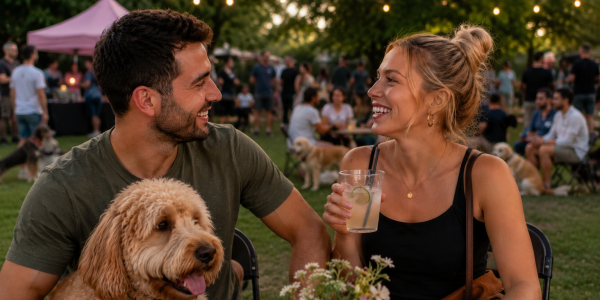 Single's night at Ruffinery Dog Lover's Social Club in San Diego